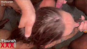 Mandii Marie's First Double Vaginal Penetration and Double Penetration Gangbang Trailer Part 1