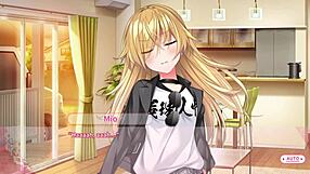 In real hentai DT part 10 Ena route 6 big cocks cum on tits