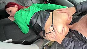 Torn Asshole Fare Trip Rips Milf in Public Car Fuck