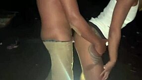 wife flashes and fucks her hubby's friend right on the beach for everyone