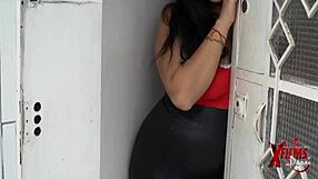 dude this young submissive latina teen with huge natural tits and fat ass rides my cock cowgirl deepthroat style after ass licking... she begs like a total slut!!