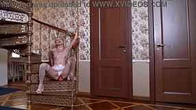 can this small skinny teen handle that huge cock up her tight ass?