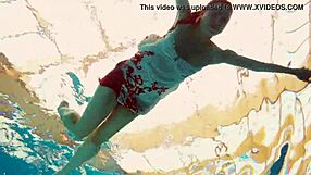 Wanna dive underwater with hot 18+ teen marketa's petite tits in bikini?