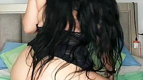 whoa check out kaithsaumeth's big ass bouncing during anus fuck with milk pouring everywhere