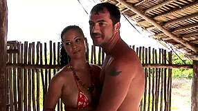 wanna join this wild caribbean beach hut orgy with latinas