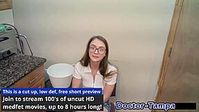 dr tampa relaxes mira monroe in gynecology exam backstage