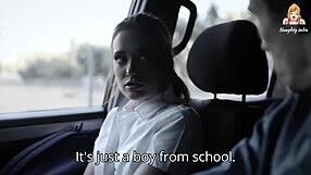 step sister spreads wide for step brother's throbbing cock now!