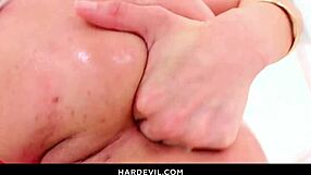 ivy ireland's squirting anal gaping with monster cock toys