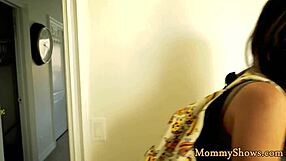 Busty mature stepmom grinds pussy on lesbian teen beauty's face