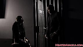 devilish goth punk pierced cunt drilled monster cock cumshot