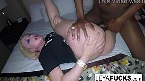 hooker ditches snowy streets to anally please her pimp's big cock