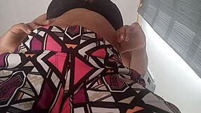 Hot Mexican Milf Fingers Dripping Pussy Lips in Bedroom Solo