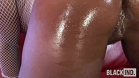 Ebony 20yo Beauty Begs for Raw Creampie from Monster Cock!