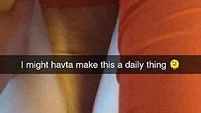 Cheating Yoga Milf Fucks Instructor Cuckold Creampie Snapchat!