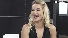 blonde cherry kiss toys tight pussy then champs bbc ass to mouth deepthroat cumshot