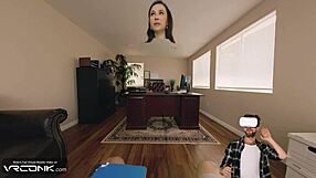 Violet from Incredibles Cosplay Parody Rips Uniform for Skinny Desk Doggystyle Fuck