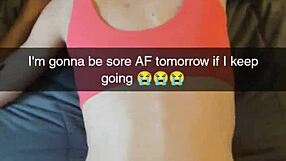 Cheating Yoga Milf Fucks Instructor Cuckold Creampie Snapchat!