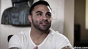 glamorous teen drilled hard in taboo milf threesome cowgirl ride