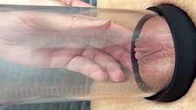 vacuum swells my pussy then fingers fuck it deep