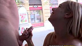 hey, ever picked up a blonde babe for public truck fisting?