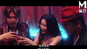 I joined modelmedia asia nightclub orgy with young married bai jie