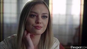 Gorgeous amber moore deepthroats licks rides cowgirl doggystyle uniform cock