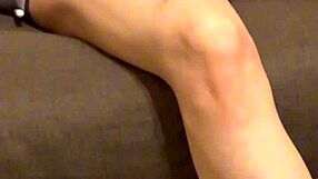 Ever wonder what happens when your sleeping Asian wife on the sofa loses her underwear to sneaky licks on boobs and pussy?