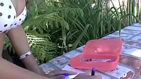 ever wonder how riley ryder's shaved teen pussy handles monster cock interracial pounding and facial?