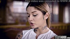 pervy doc watches petite milf lick monster cock then get fucked