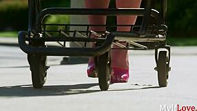 Curvy Milf's Deepthroat Devours Big Cock in Snowy Hardcore