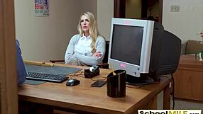 joslyn jane's stepmom pussy takes rough pounding bent over to save stepson