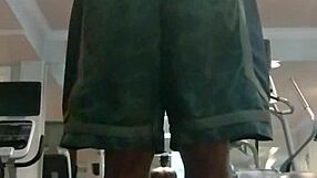 21-Year-Old Athletic Cutie Works Out Naked in Dorm for Daddy