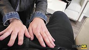 Hunt4k. Desperate Czech Teen Slut Picks Up Cash for Public Bus Fuck with Old Stranger POV