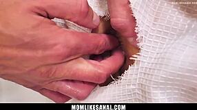 busty stepmom natasha nice takes stepson cock deep in her tight ass 😈