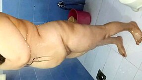 Gorgeous Chubby Desi Bhabhi Netu Nude Shower Bath in Bathroom