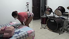 Horny Venezuelan Milf Housewife Packs Tits for Sexy Vacation Trip