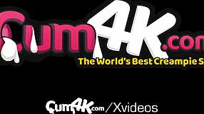 Cum4k Huge Dick Punishes Tight Pussy Multiple Dripping Creampies