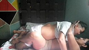 after warming up the instructor starts giving me love and we masturbate together