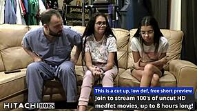 Doctor Tampa gives Angel mandatory Hitachi orgasm