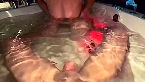 a mermaid milf blew me underwater then bent over big ass for anal pounding