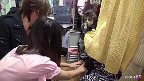 petite japanese teen cums hard from hitachi vibrator first date uncut!