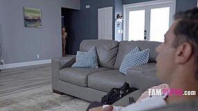 Daddy Drops Pants While Sky Wonderland Helps Him Climax Fampervs