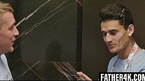 oops steve's stepson's girlfriend mixed him up with boyfriend but pancakes led to pussy licking cowgirl ride 😏