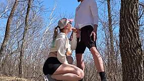 Milf Wife Road Head Camping Outdoor Fuck Almost Caught Showering