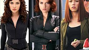 scarlett johansson's black widow curves dare you to jerk off challenge now