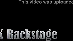 oh god bella gray drinks piss in vk backstage triple anal assfucking to mouth cum