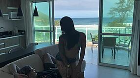 back from beach so horny i exploded squirting on that bandido's thick cock ride