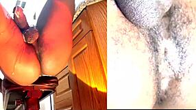 Big daddy's muscular bodybuilder unleashes cumshots on slaves worshipping huge black cock ass